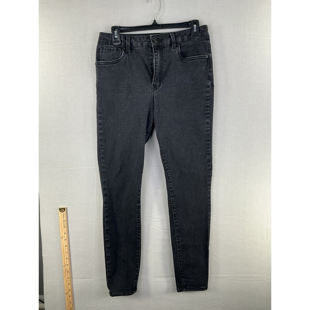 Refuge Denim Miami‎ Womens Size 5 Black Skinny Jeans Stretch Mid Rise